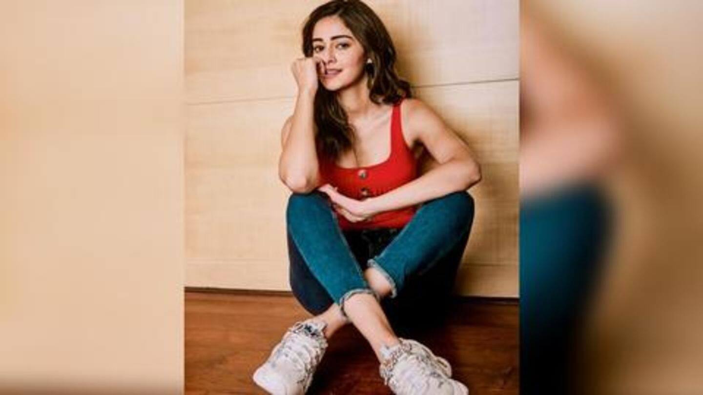 Red top and blue jeans Red top and blue jeans