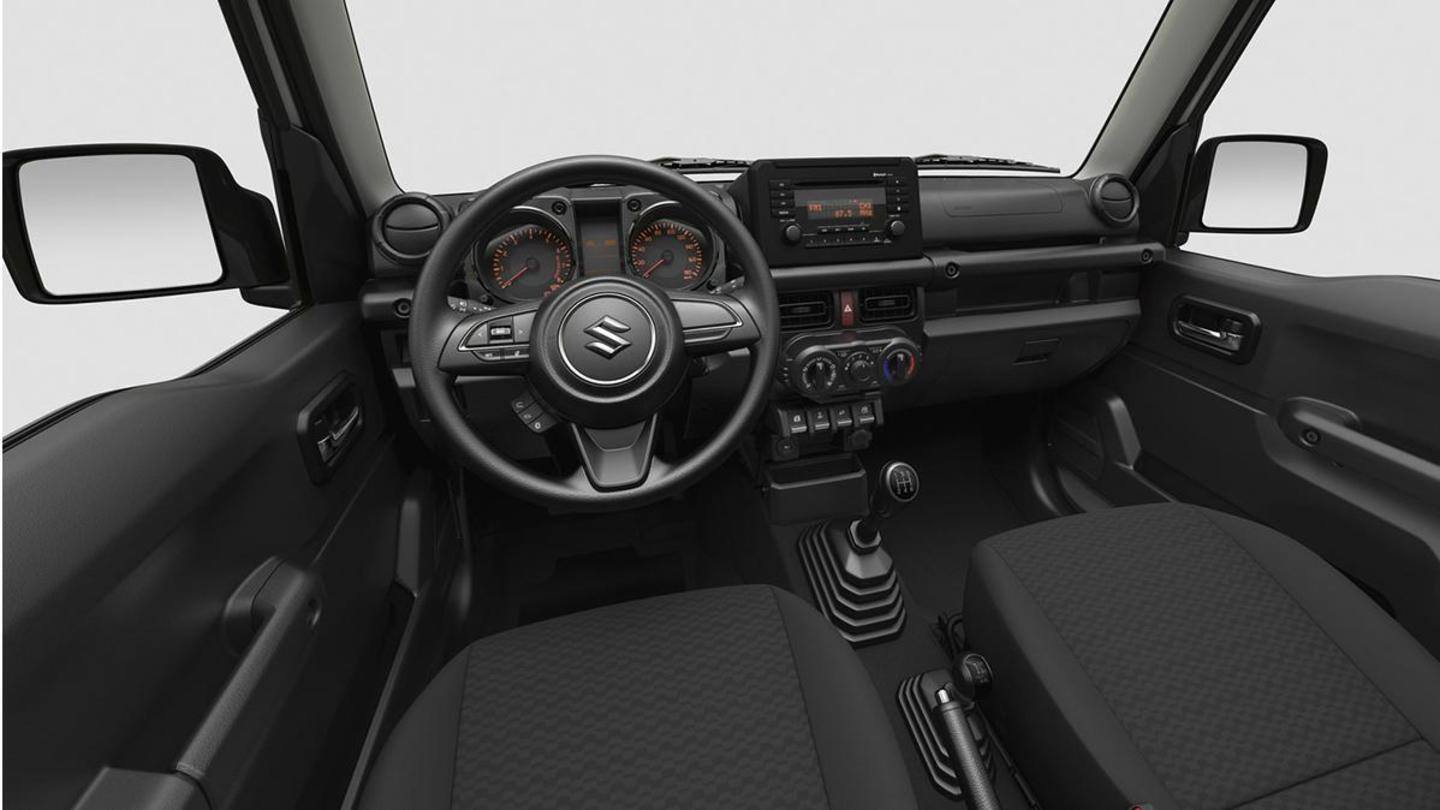 The vehicle has a 3-spoke multifunctional steering wheel The vehicle has a 3-spoke multifunctional steering wheel