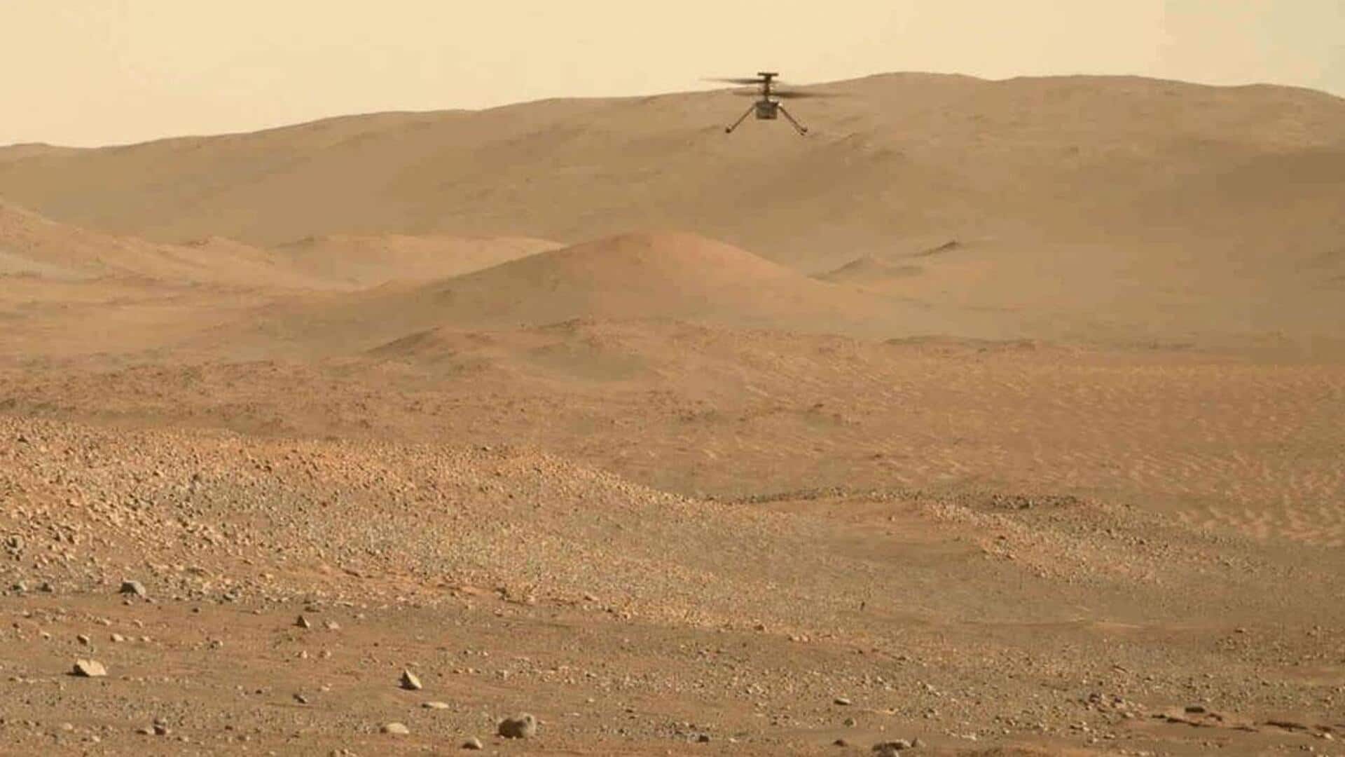 NASA's Ingenuity Mars Helicopter sets new distance record