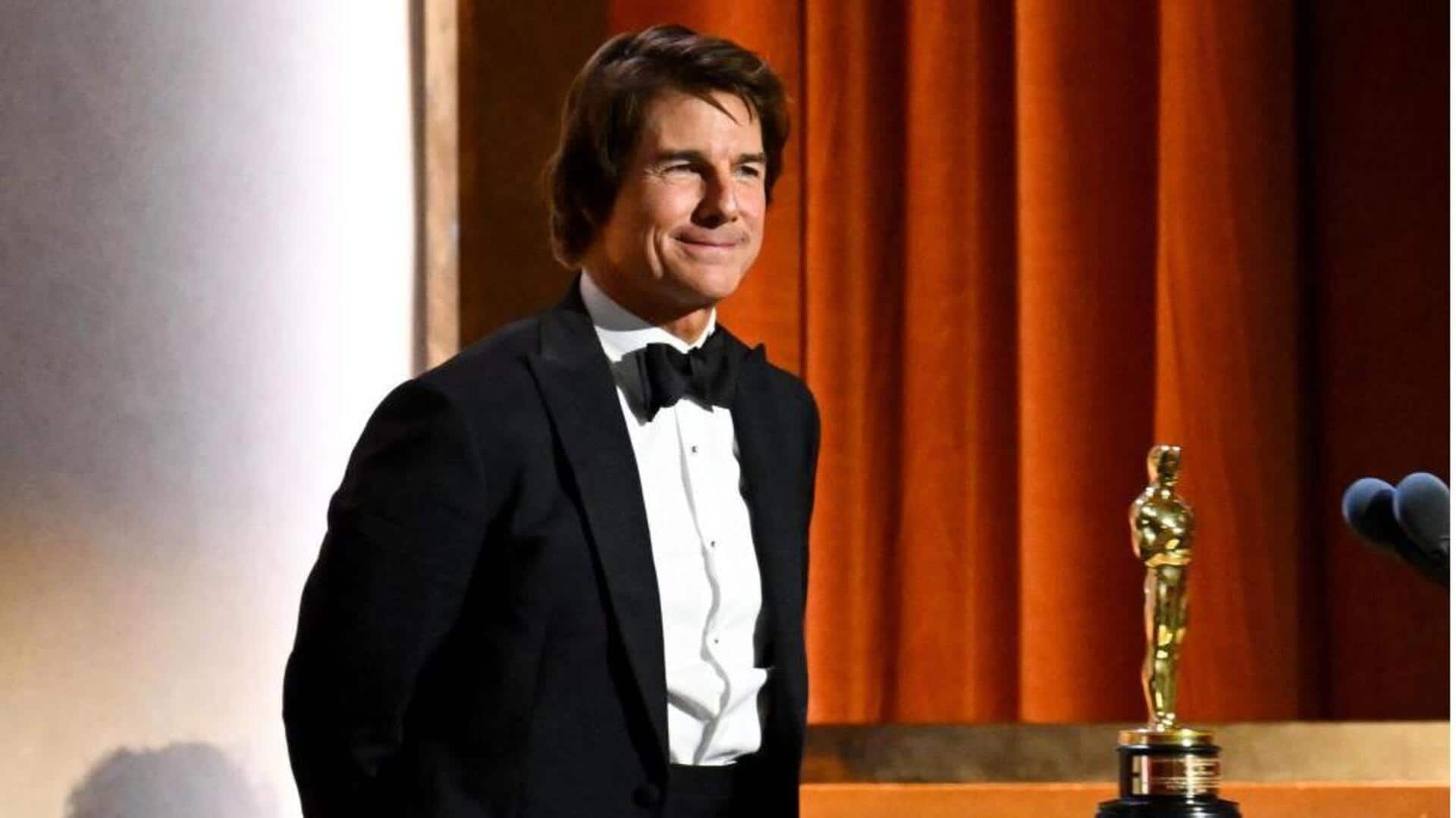 'Making films is...who I am': Tom Cruise receives honorary Oscar