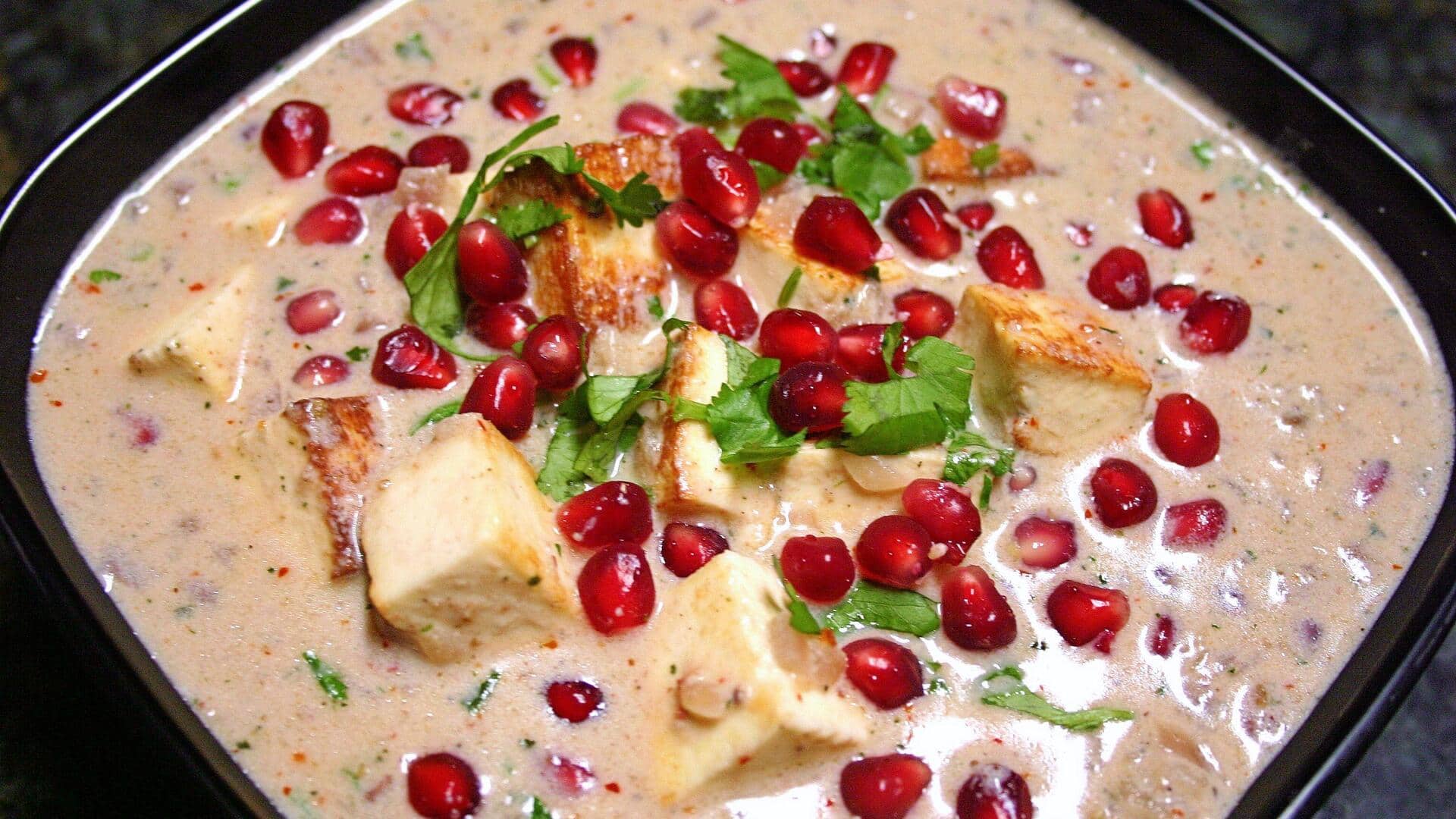 Pomegranate and paneer recipes? Yes, you read that right!