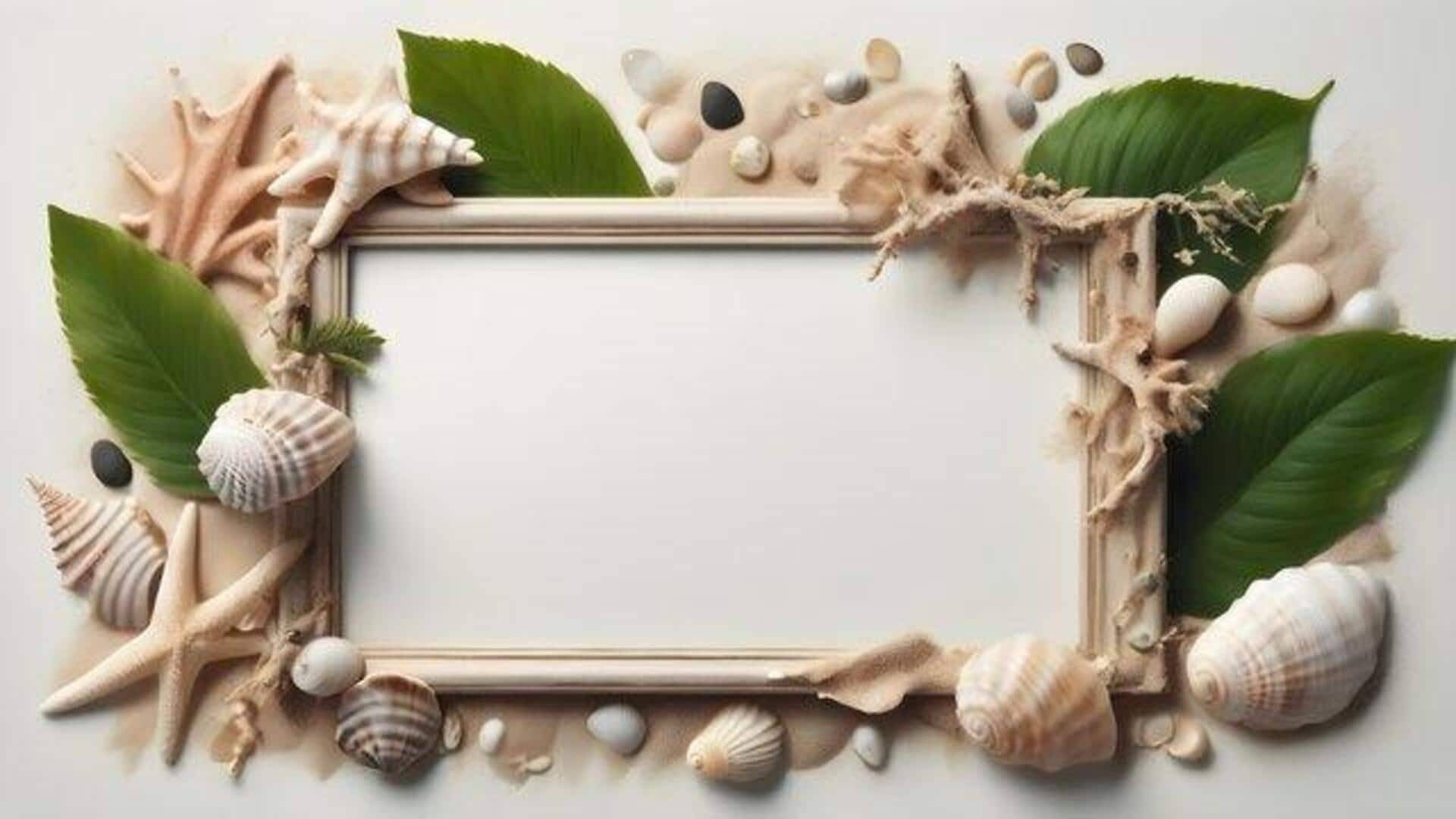 Decorate your frames with cowrie shells: Here's how 