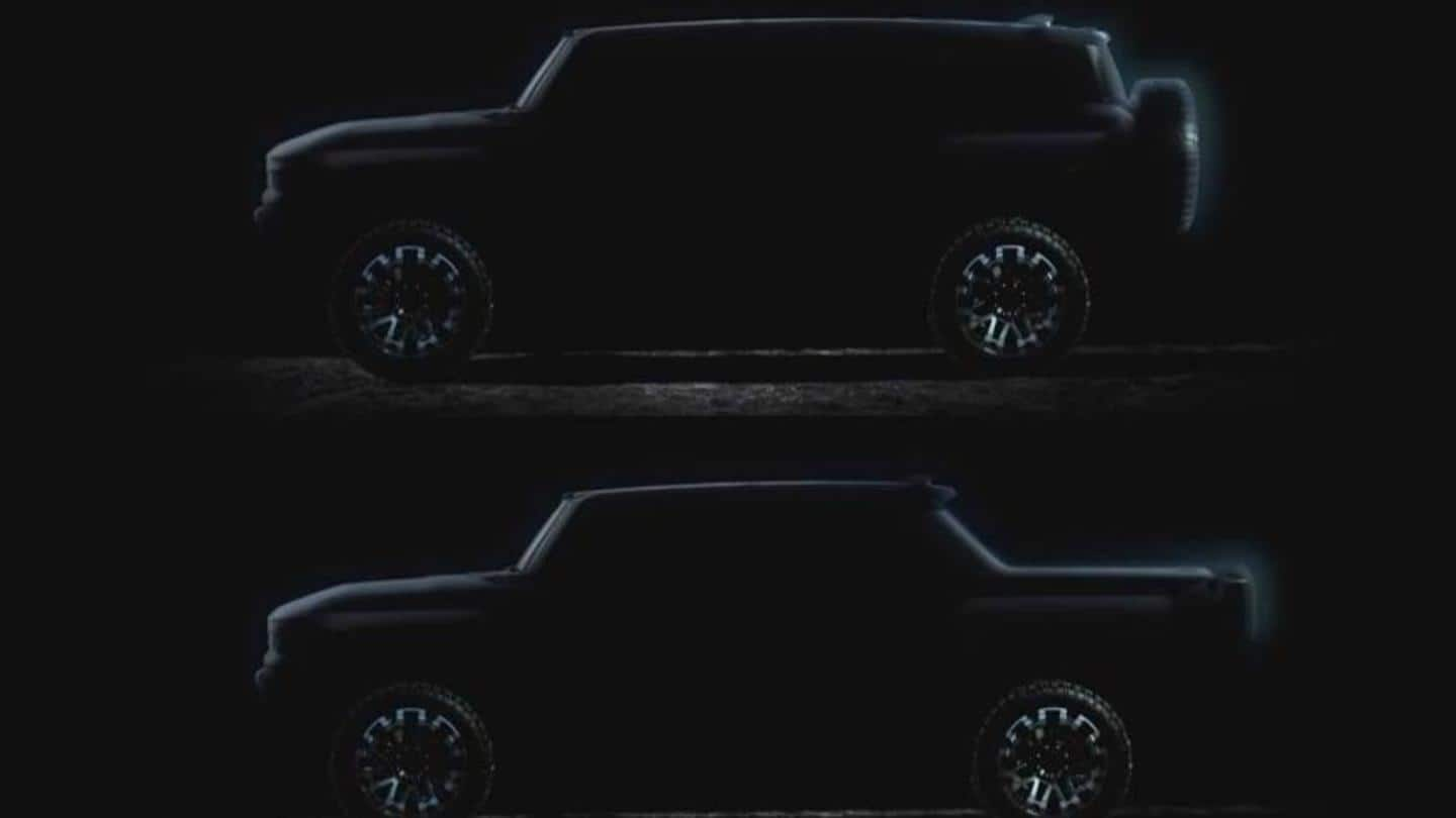 Ahead of launch in late-2020, GMC Hummer EV off-roader previewed