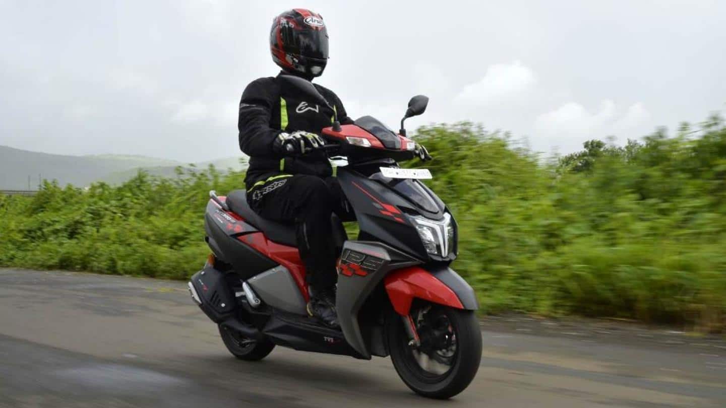 TVS Ntorq 125 scooter available with a no-cost EMI scheme