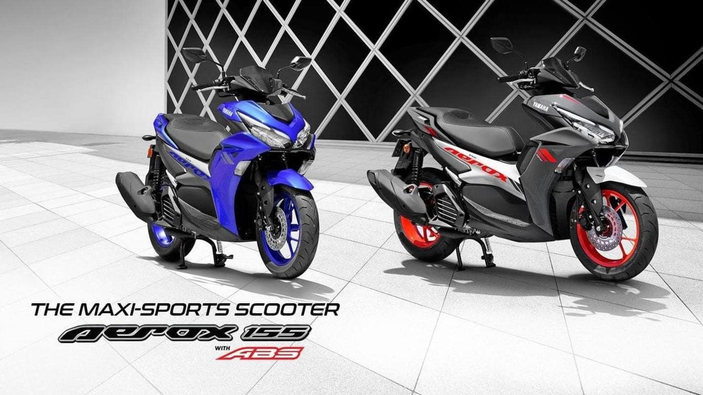 Yamaha AEROX 155 maxi-scooter reaches dealerships in India