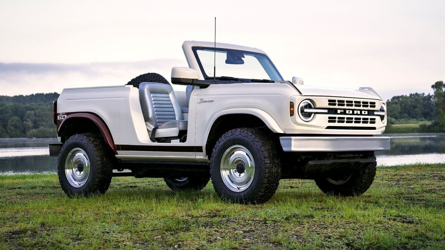 Ford Bronco Roadster concept is a tribute to the 1960s
