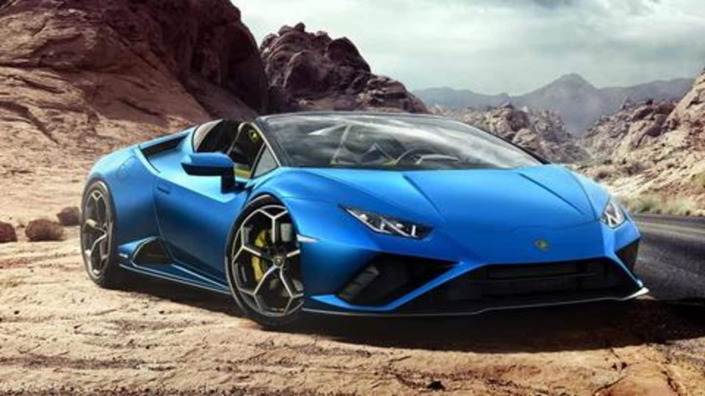 Lamborghini unveils Huracan EVO RWD Spyder using Augmented Reality