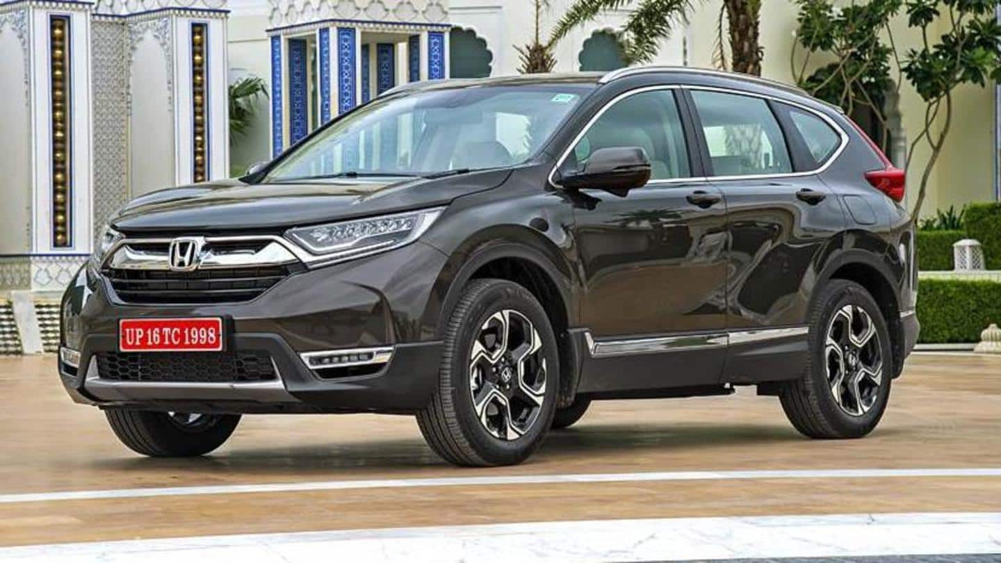 India-bound Honda CR-V SUV spied on test; debut in 2022