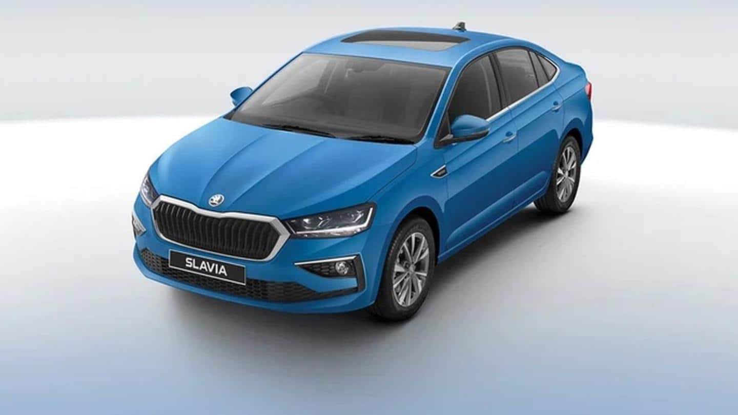 SKODA SLAVIA to be offered in three trims in India