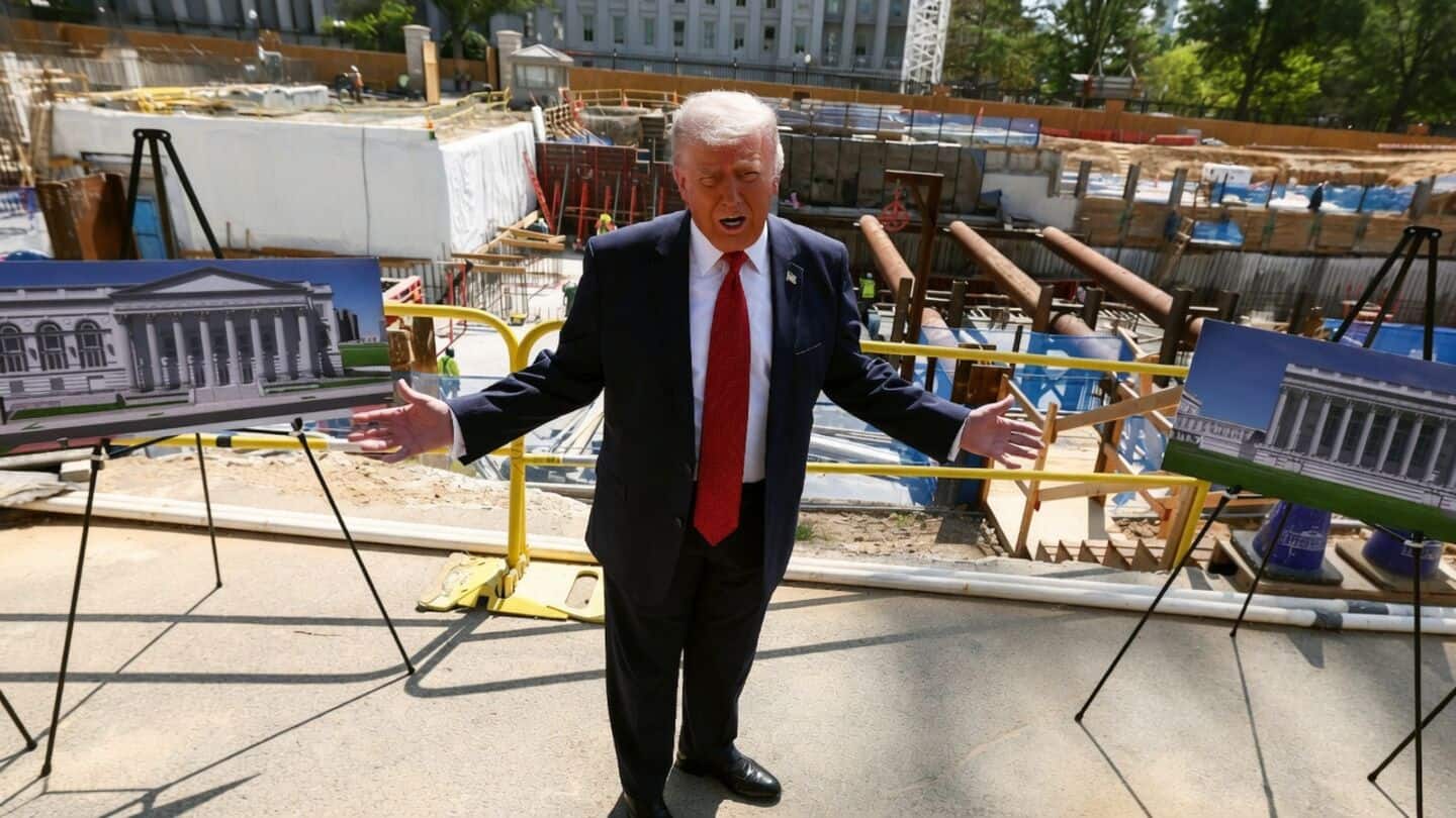 Trump to appeal ruling which halted White House ballroom construction