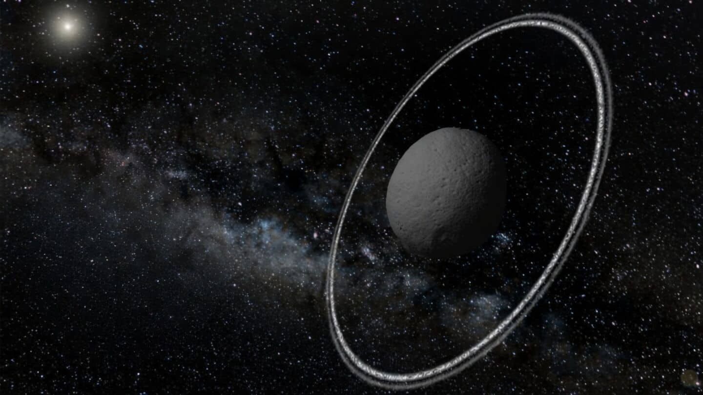 Rings of this tiny solar system body are changing