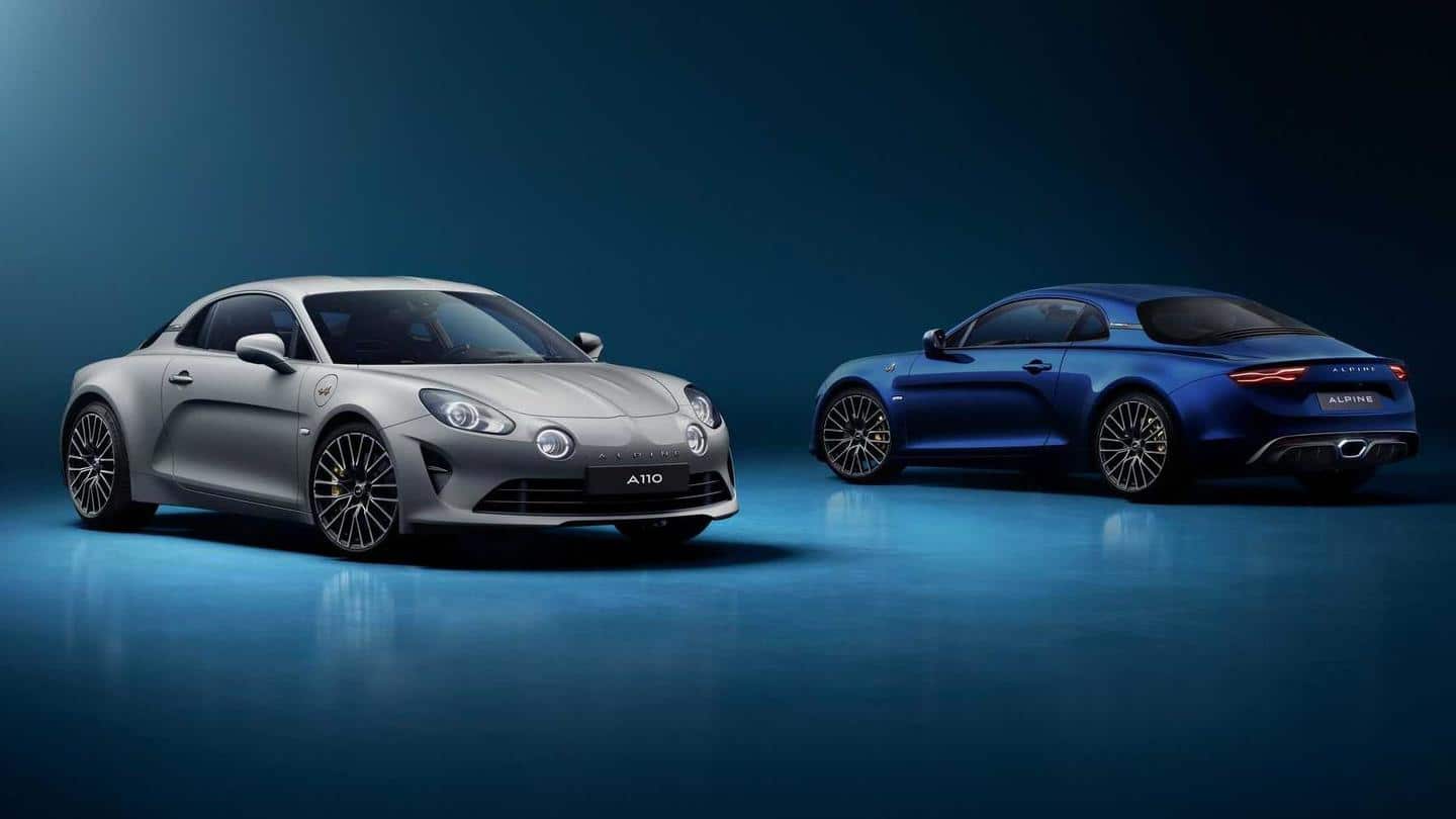 Limited-run ALPINE A110 LEGENDE GT 2021, with 288hp engine, revealed