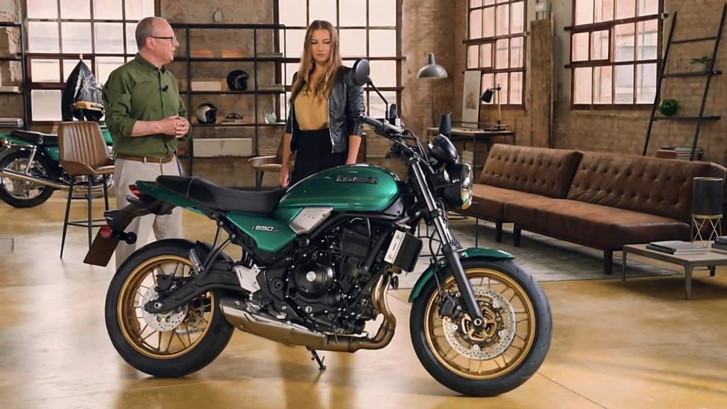 India-bound Kawasaki Z650RS, with a 649cc engine, breaks cover