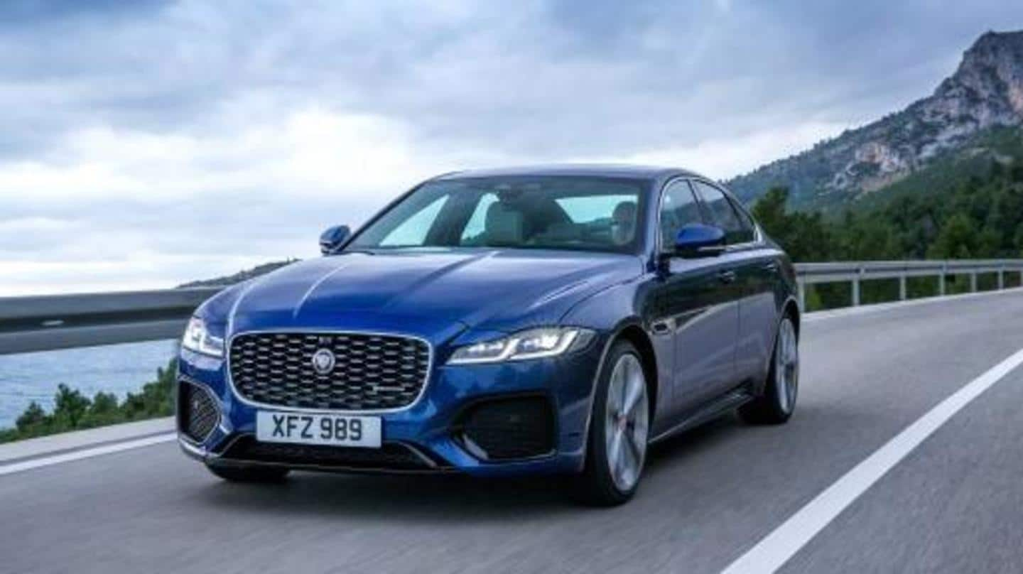 Ahead of launch, India-bound Jaguar XF (facelift) revealed