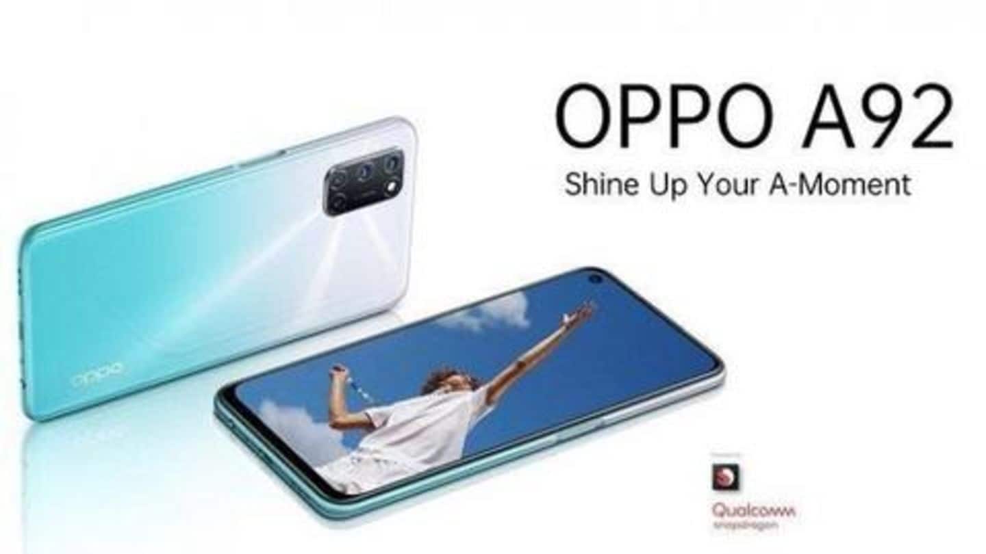 OPPO A92, featuring quad cameras, goes official (in Malaysia)
