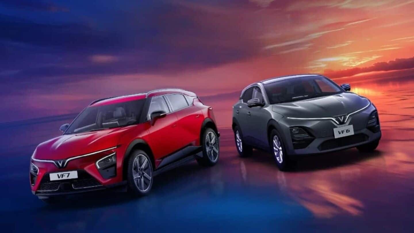 VinFast VF6, VF7 electric SUVs launched in India at ₹16L