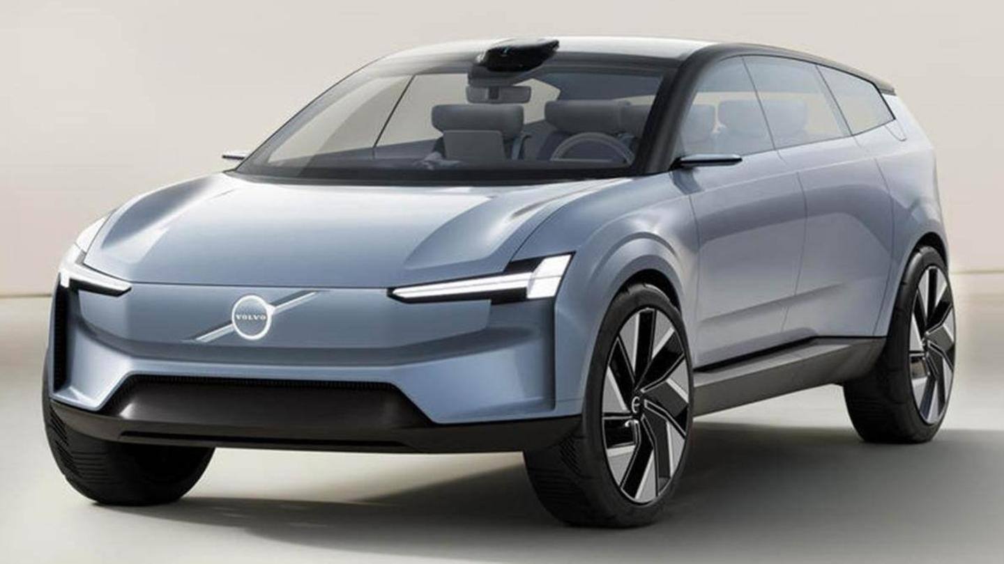 Volvo Concept Recharge EV, with new design language, breaks cover