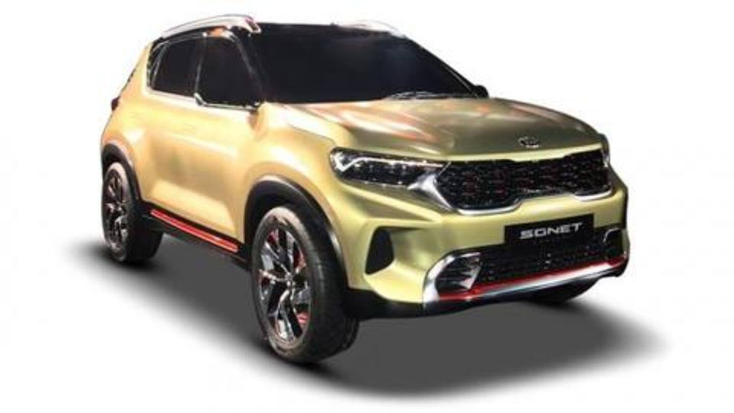 BS6 Kia Sonet to arrive in India between August-October period