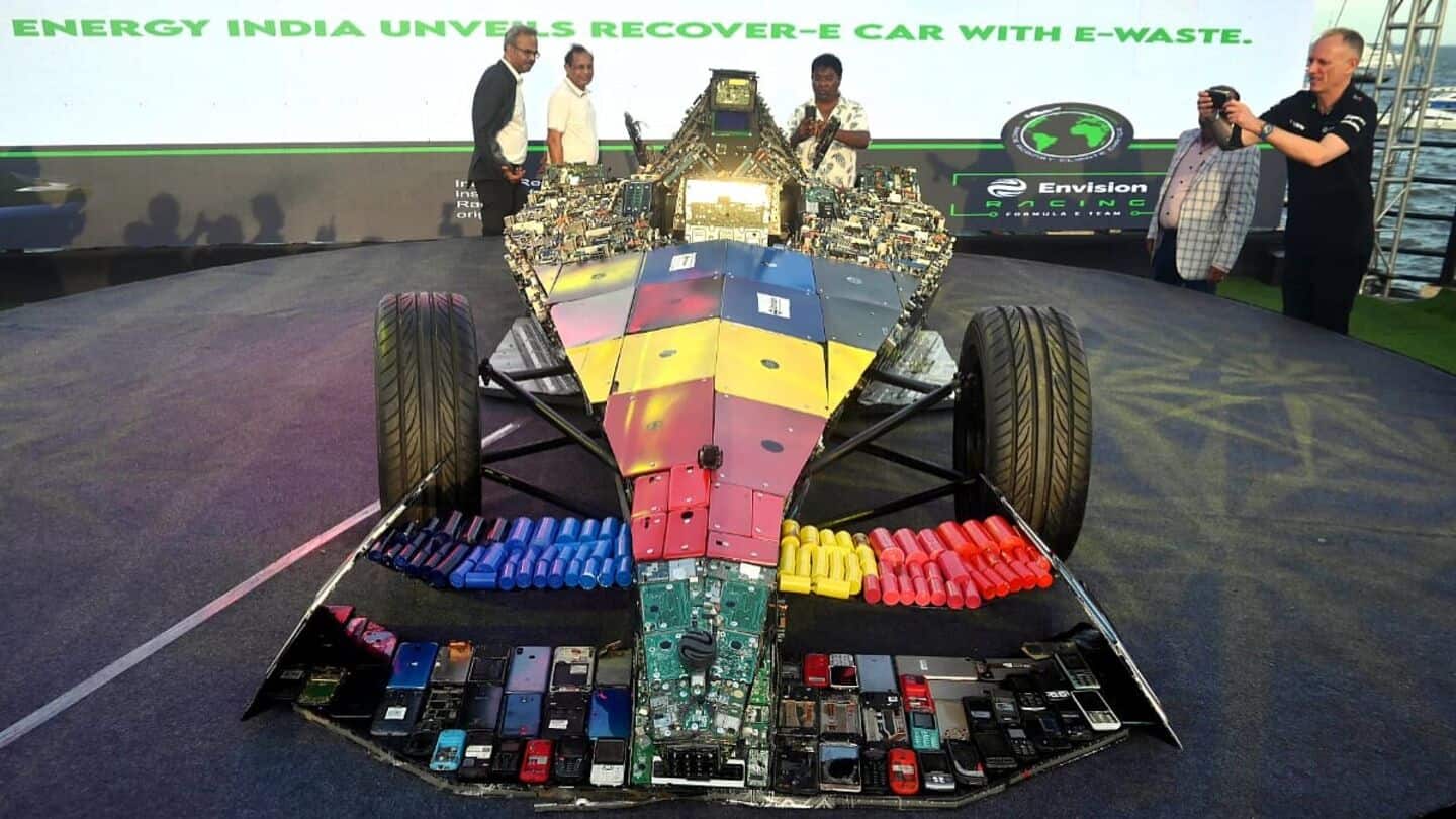 This is India's 1st race car made solely from e-waste This is India's 1st race car made solely from e-waste