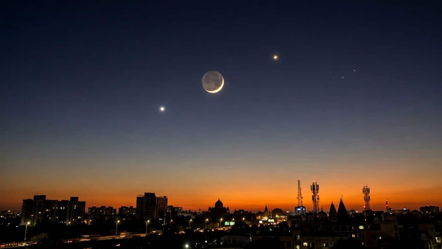 Moon, Venus, Jupiter align as 'celestial triangle': How to watch