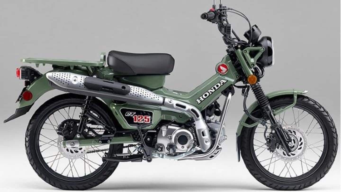 2022 Honda CT125, with new paint option, debuts in Japan