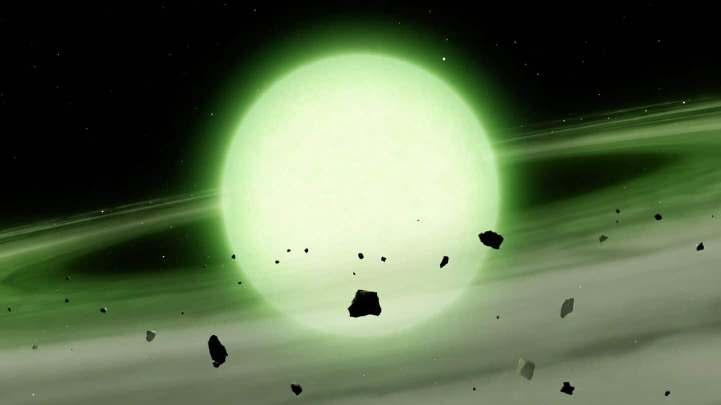We have found the first green star