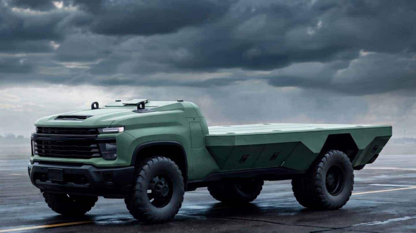 General Motors just made an autonomous truck for the military