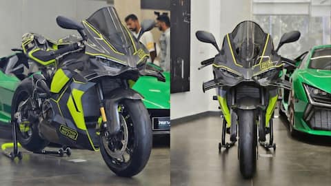 Ducati's sole Panigale V4 Lamborghini bike for India has arrived