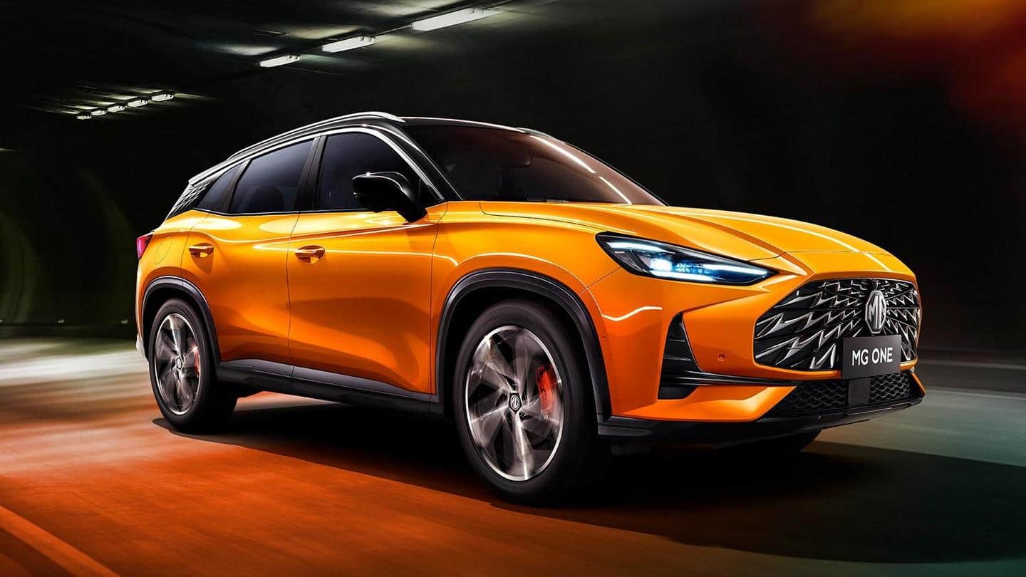 Colors options of MG ONE SUV revealed ahead of unveiling