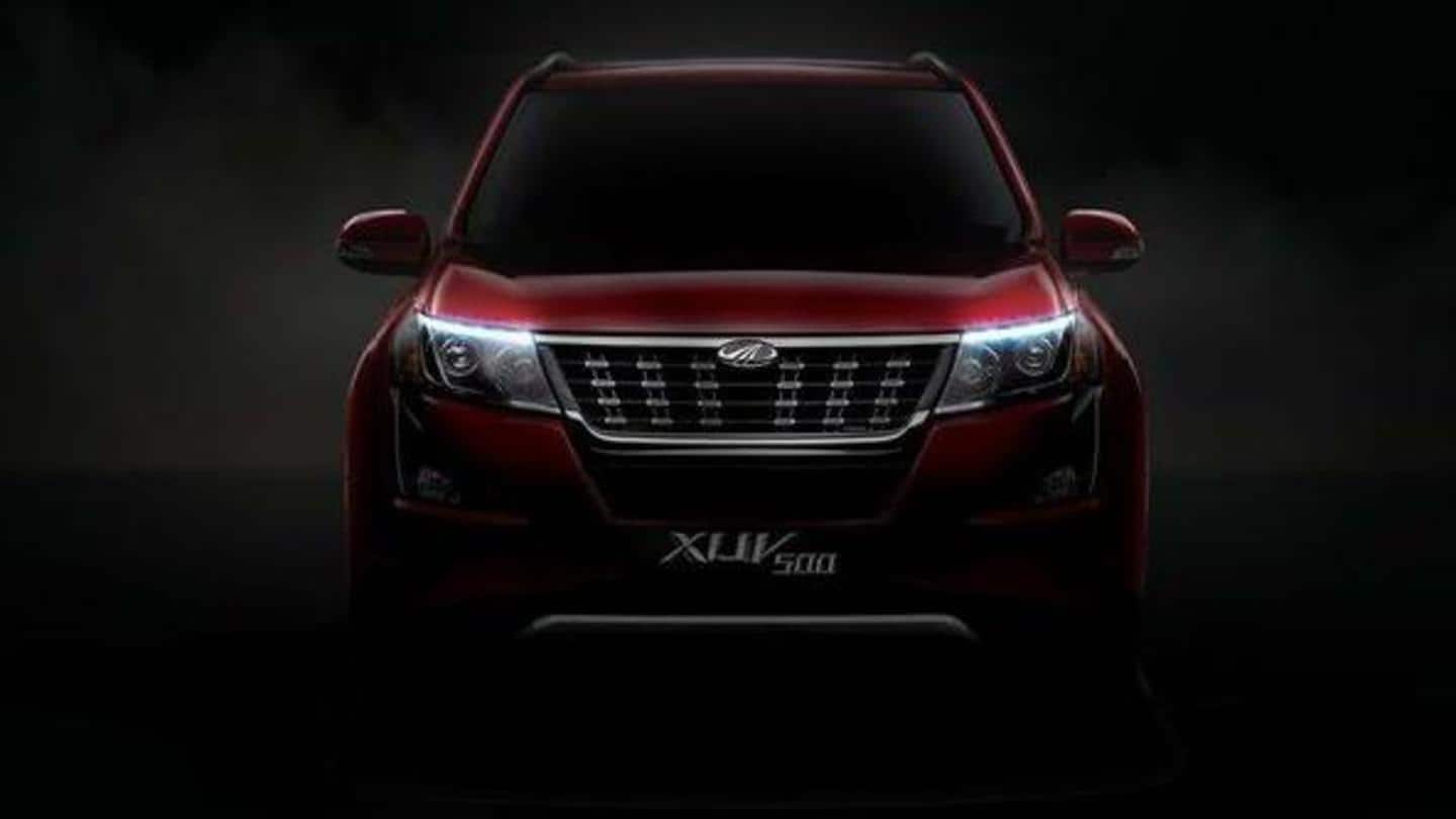 2021 Mahindra XUV500's interior details leaked