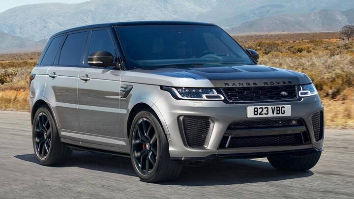 Prior to launch, Range Rover Sport SVR spied on test