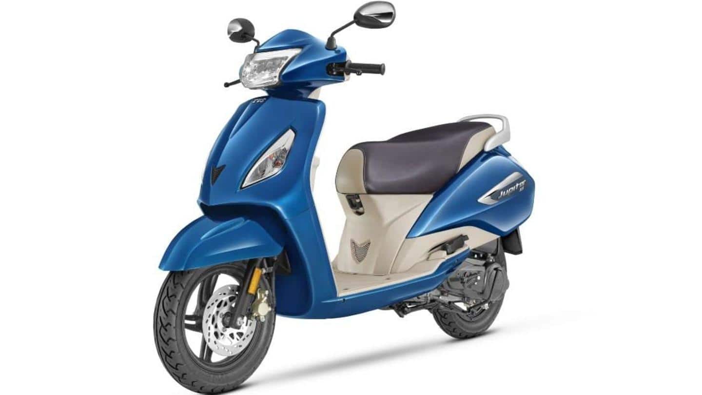 TVS Jupiter, with start-stop system, launched at Rs. 72,000