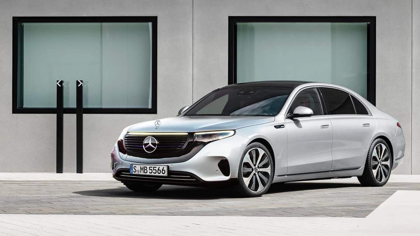 Mercedes-Benz EQS electric sedan found testing, design details revealed