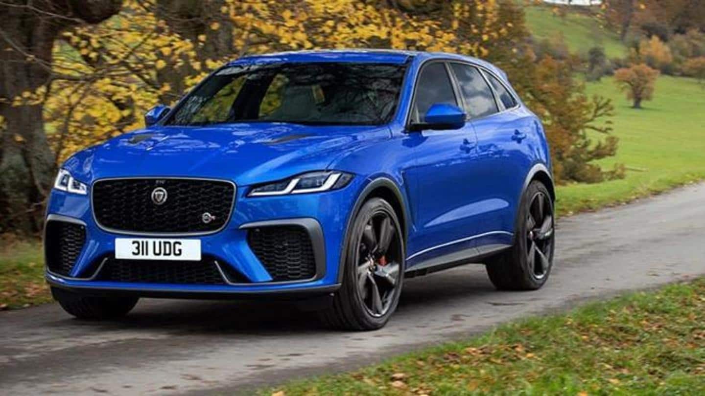 Bookings of Jaguar F‑PACE SVR SUV now open in India