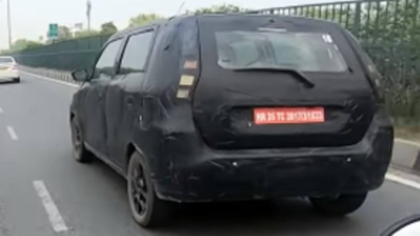 Ahead of its launch, seven-seater Maruti Suzuki WagonR spotted testing