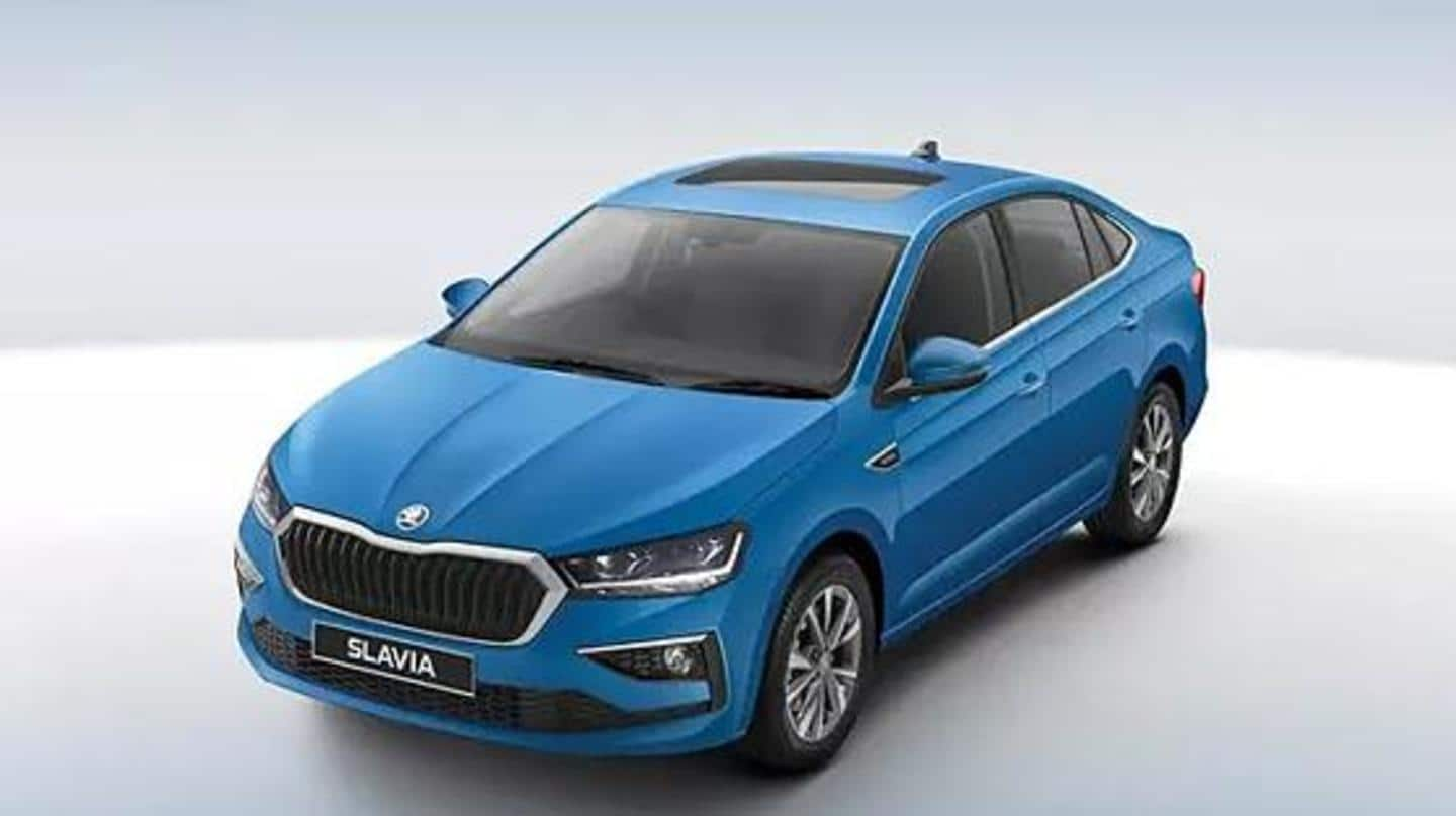 SKODA SLAVIA sedan clocks over 10,000 bookings in India