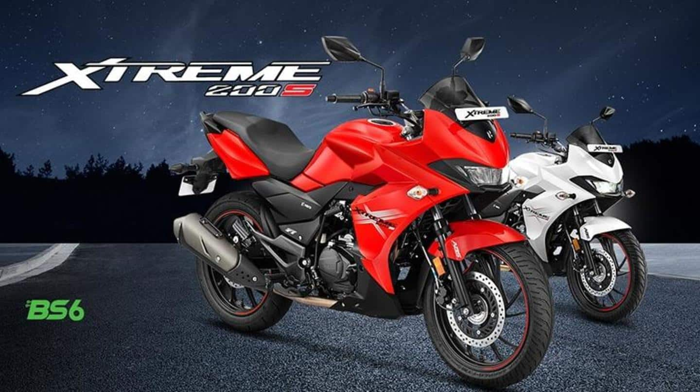 BS6 Hero Xtreme 200S motorbike launched at Rs. 1.16 lakh