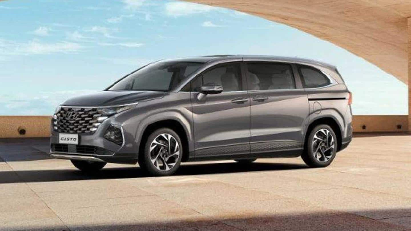 Prior to its global debut, Hyundai Custo MPV previewed