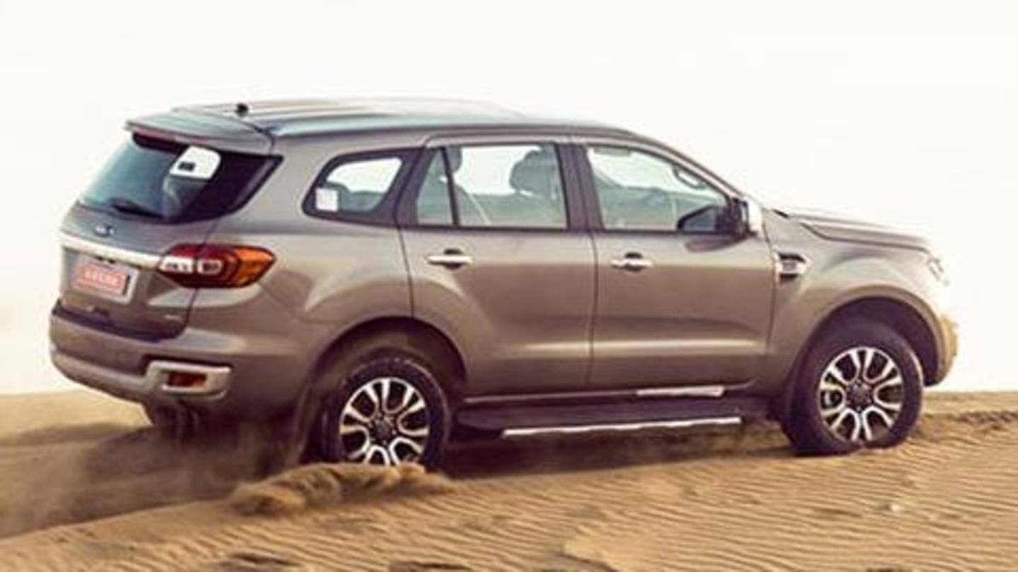 Ford Endeavour becomes costlier by up to Rs. 1.20 lakh