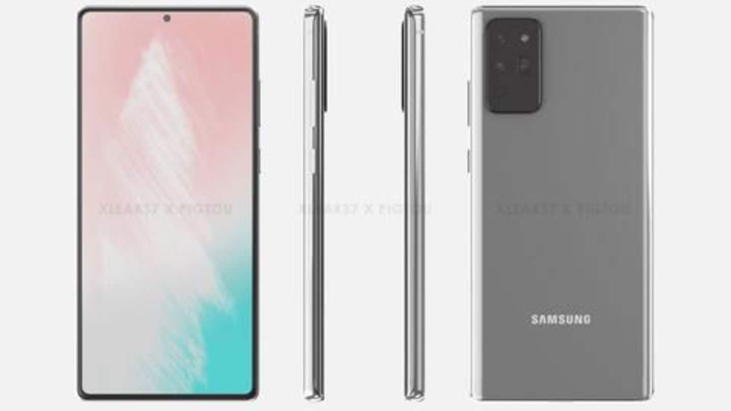 This is how Samsung Galaxy Note 20 might look like