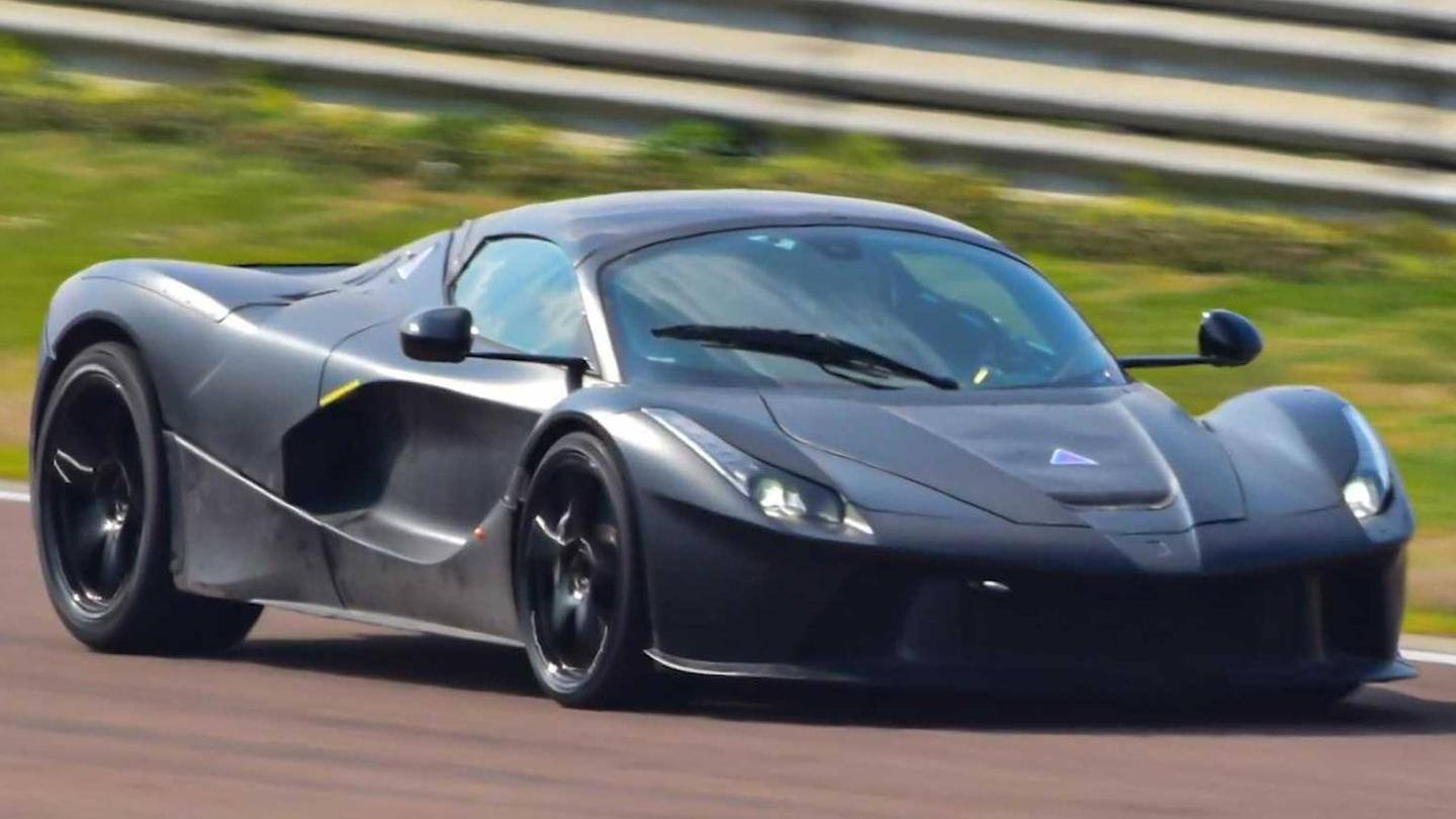 Next-generation Ferrari hybrid hypercar spotted testing; design details revealed