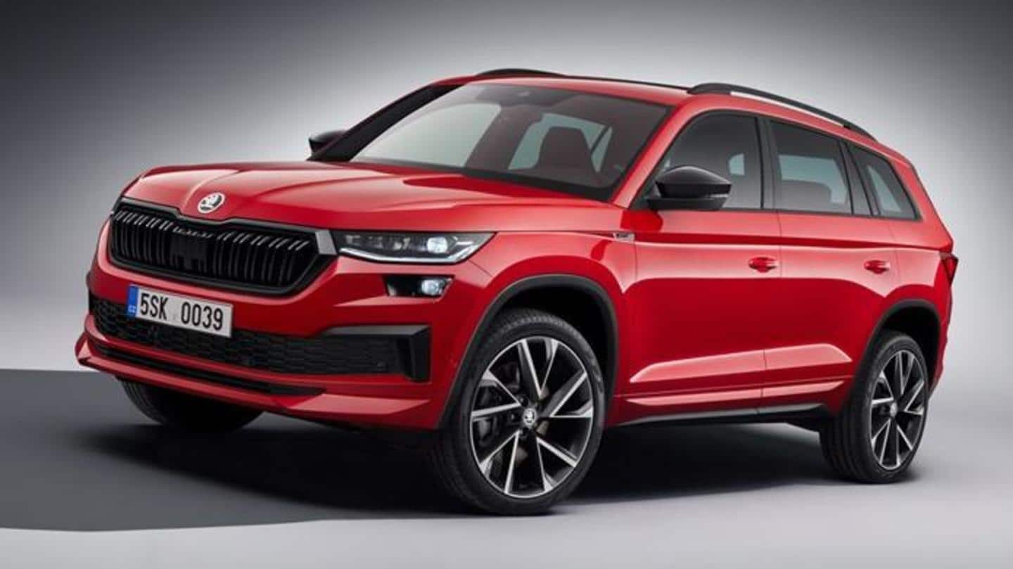 SKODA KODIAQ (facelift) SUV to be launched on January 10