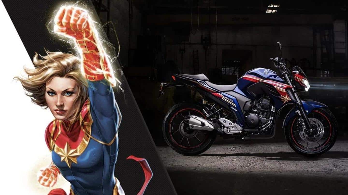 Yamaha unveils new FZ 25 bike clad in superhero liveries