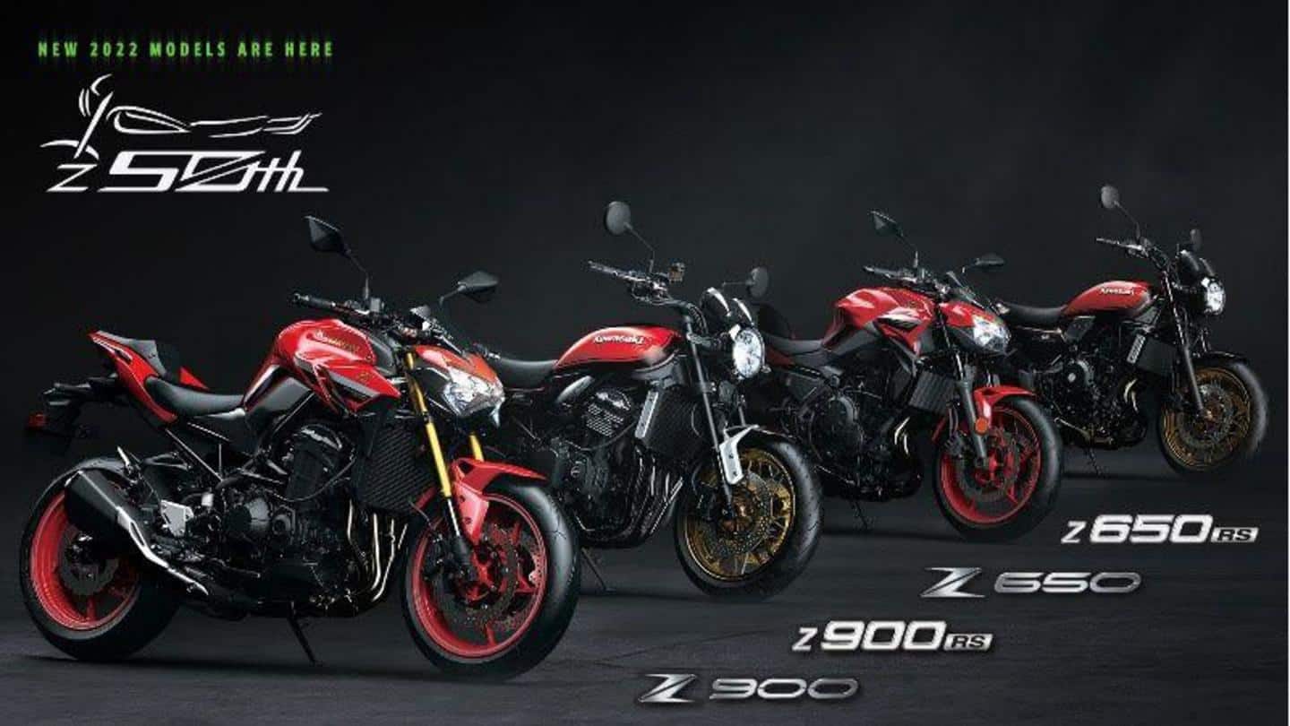 Kawasaki celebrates 50th anniversary of Z series with special models