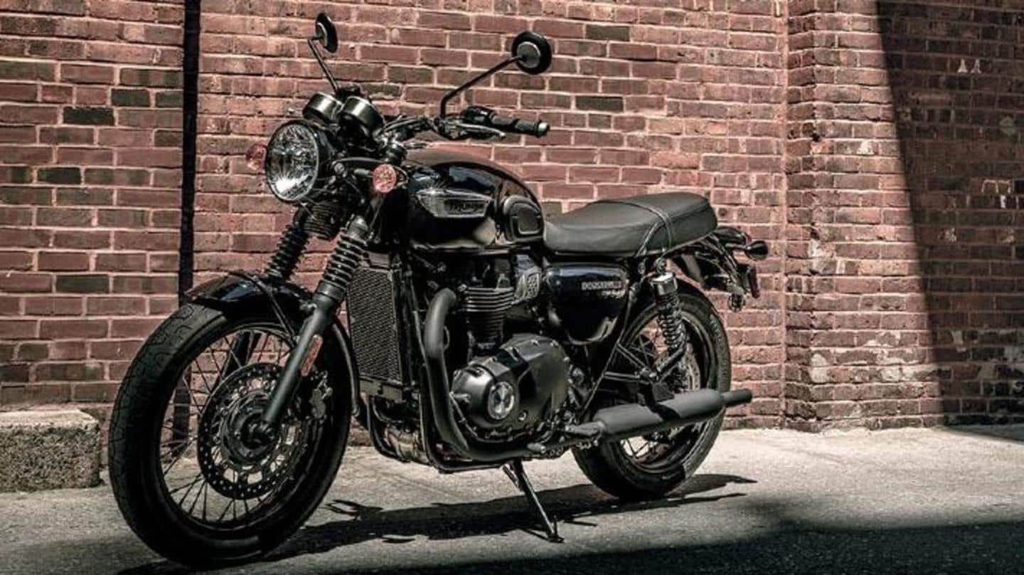 Discount worth Rs. 65,000 on Triumph Bonneville T100 Black motorbike