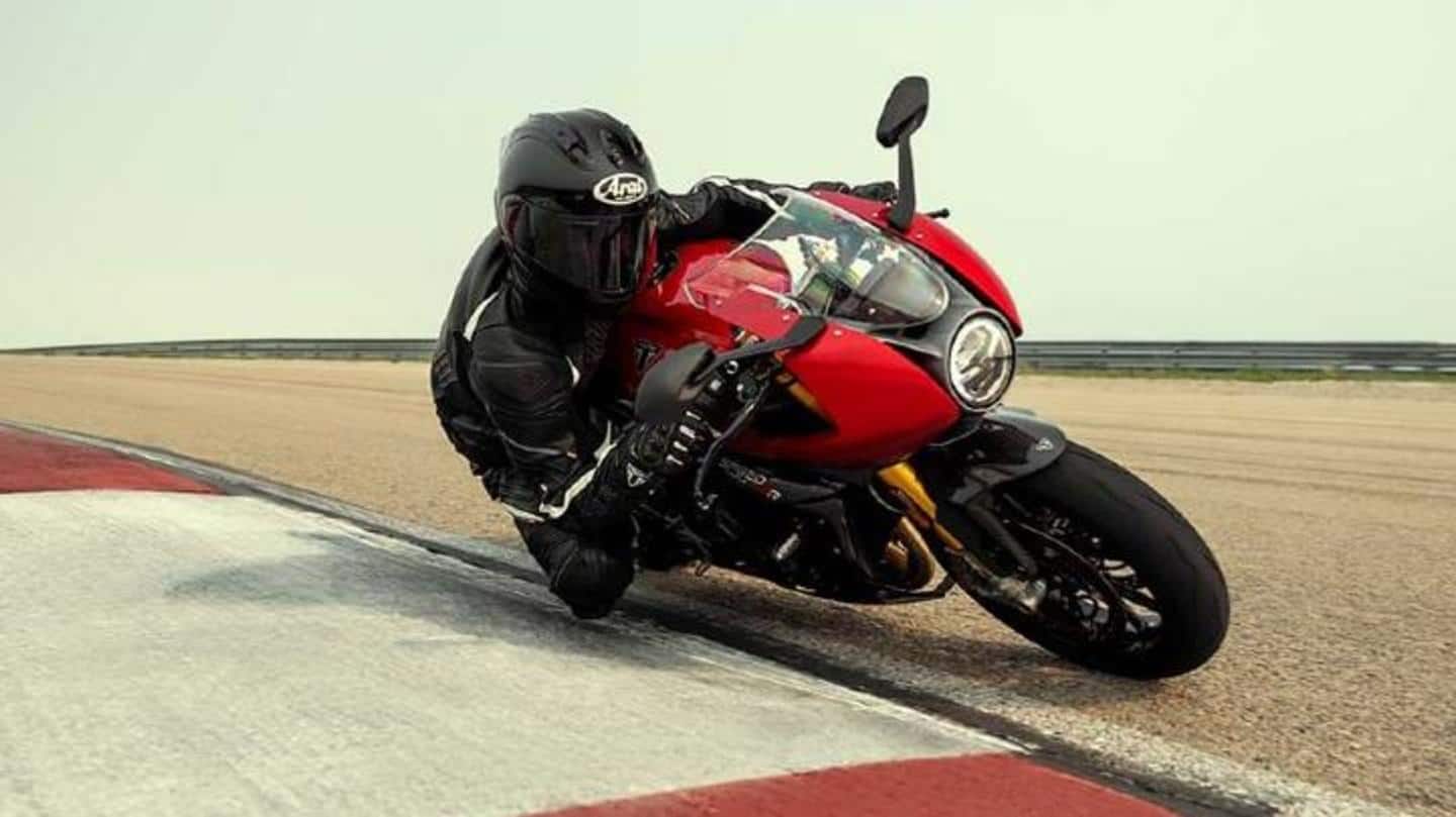 Triumph Speed Triple 1200 RR track-focused cafe racer breaks cover