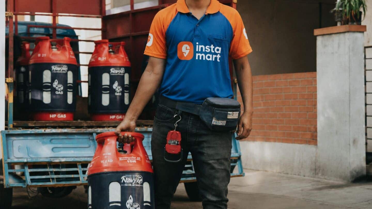 You can now order LPG cylinders on Instamart in Bengaluru