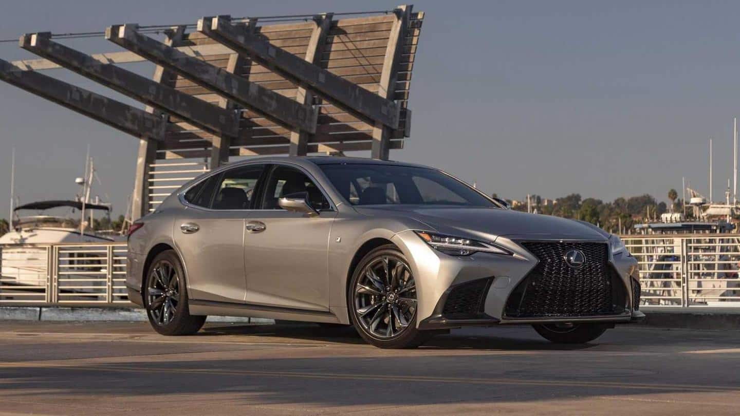 2022 Lexus LS, with better suspension and safety, breaks cover
