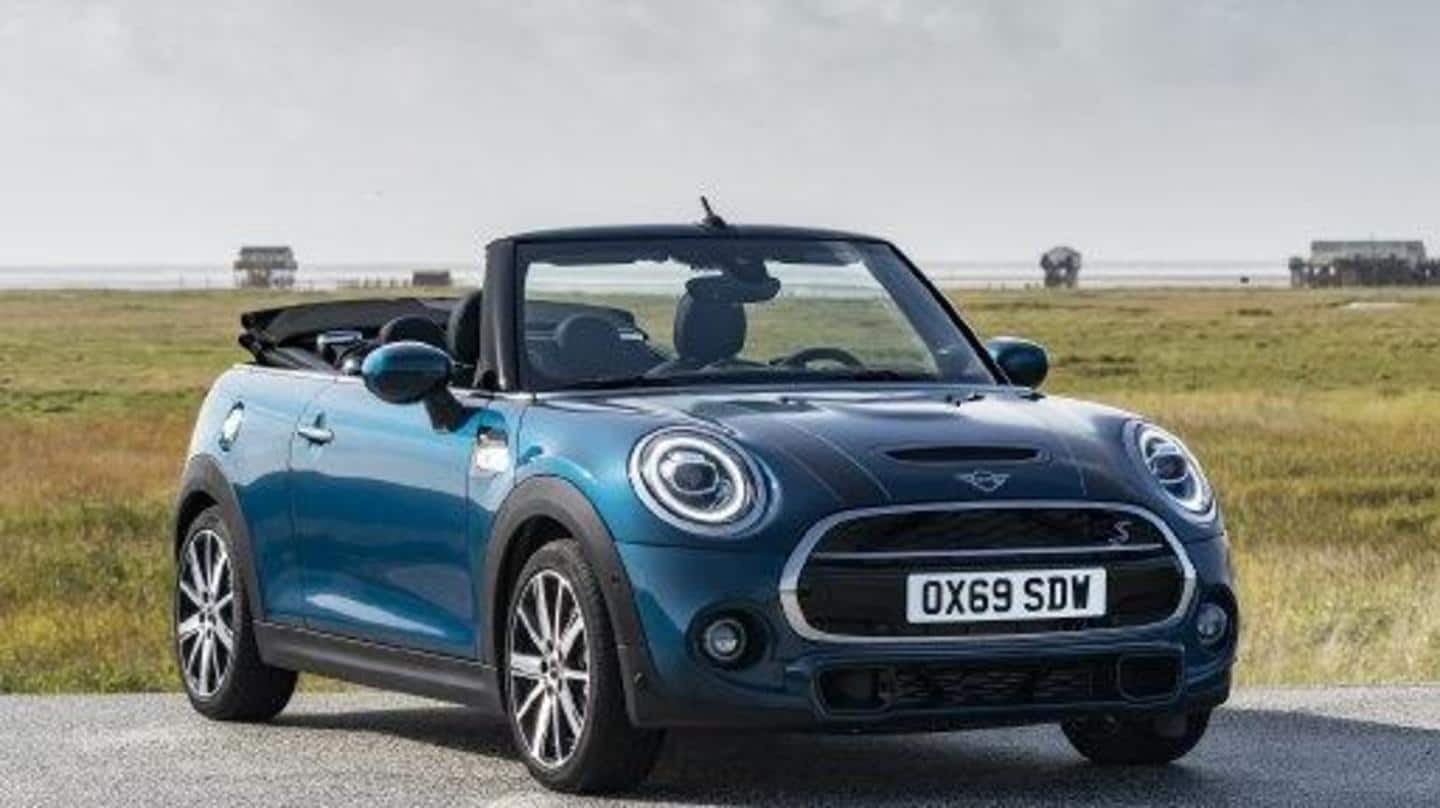 MINI Convertible Sidewalk Edition launched at Rs. 45 lakh