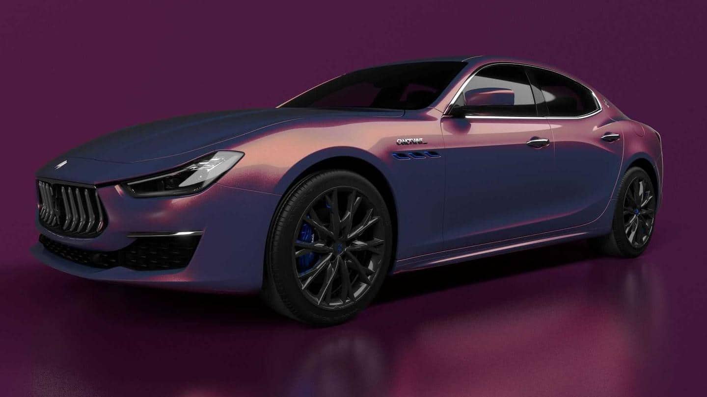 Maserati Ghibli Hybrid Love Audacious is a limited-run streetwear-inspired car